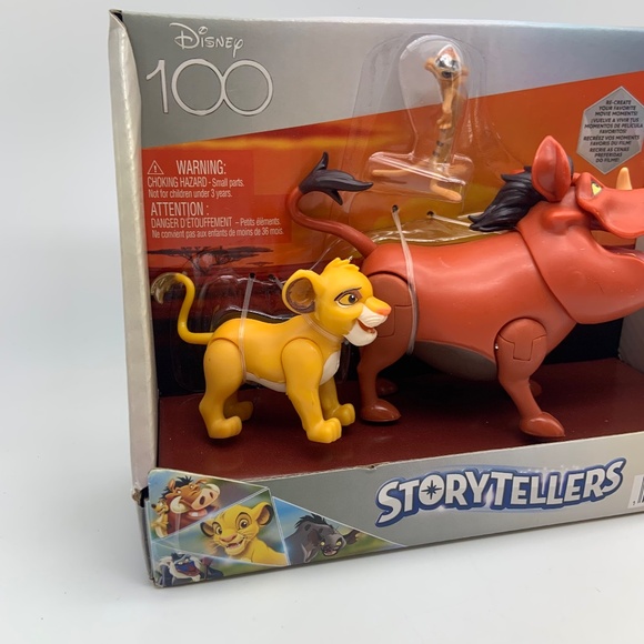 Disney 100 Storytellers Lion King Hakuna Matata Pack Action Figure Set Mattel - Picture 2 of 12
